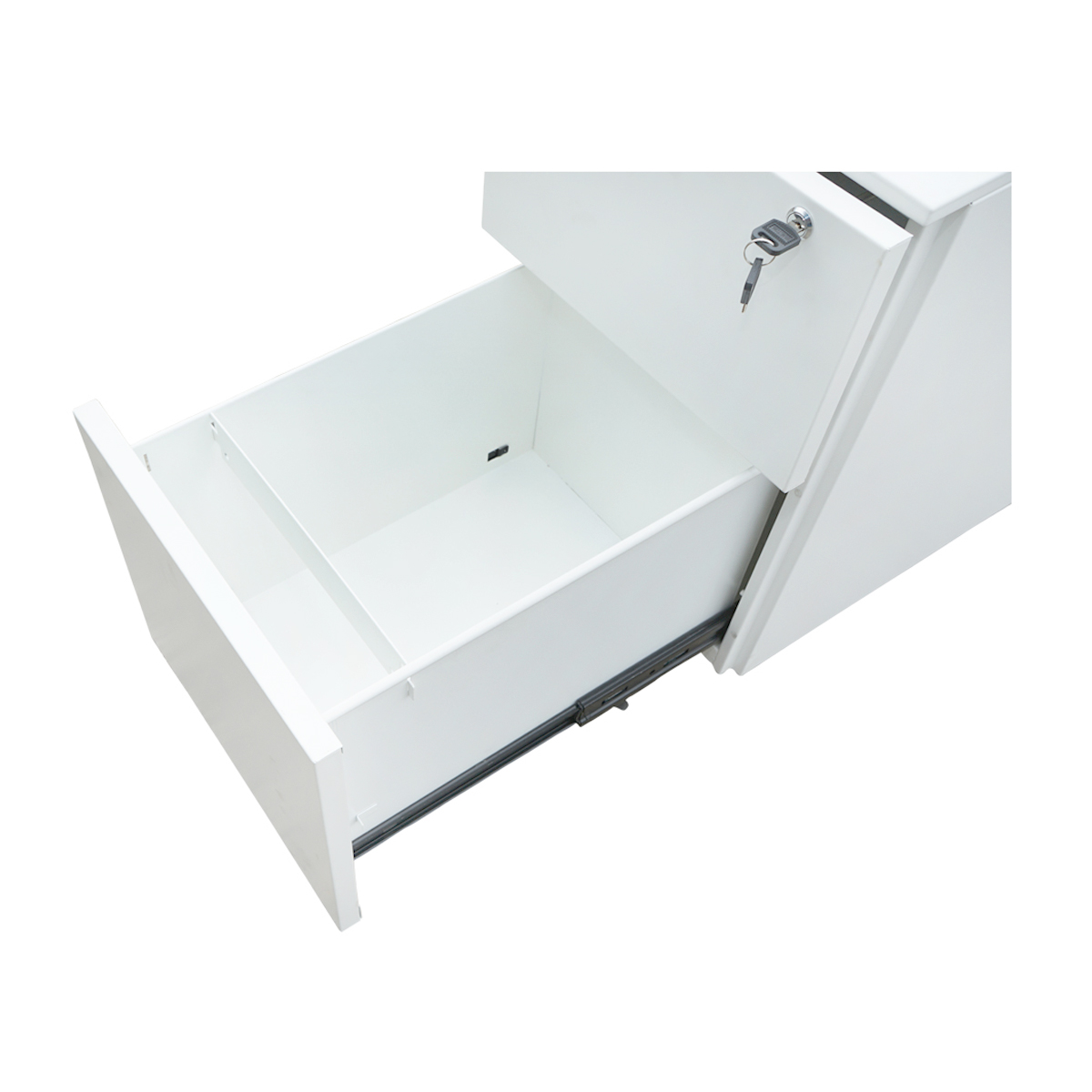 Clasificator, fiset metalic 2 sertare cu role 560x340x480mm, RAL7035 Breckner Germany - imagine 7