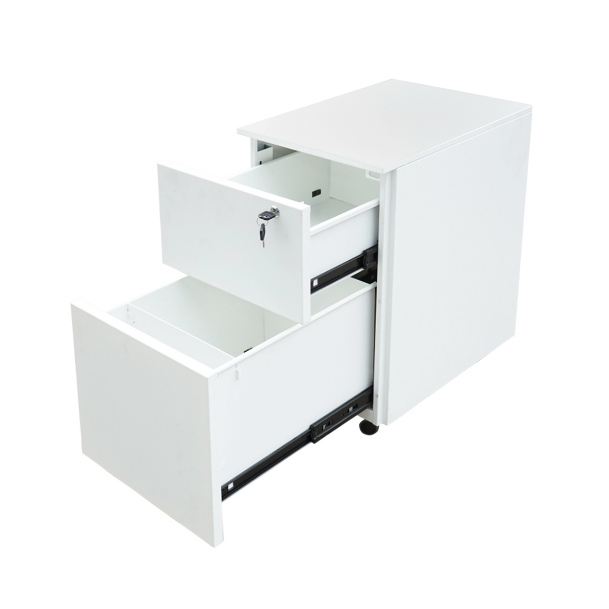 Clasificator, fiset metalic 2 sertare cu role 560x340x480mm, RAL7035 Breckner Germany - imagine 5