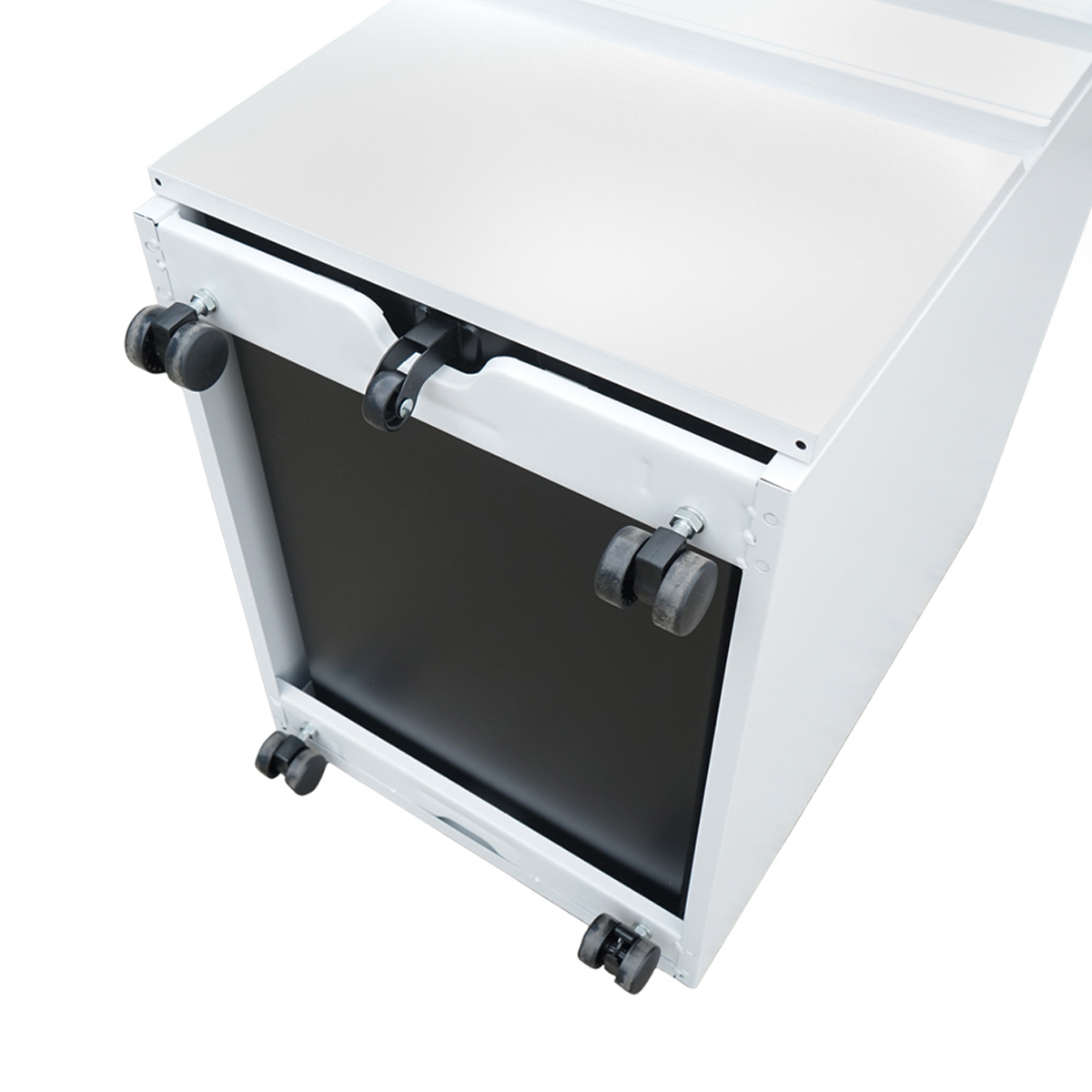 Clasificator, fiset metalic 3 sertare cu role 600X390X520mm, RAL7035 Breckner Germany - imagine 8