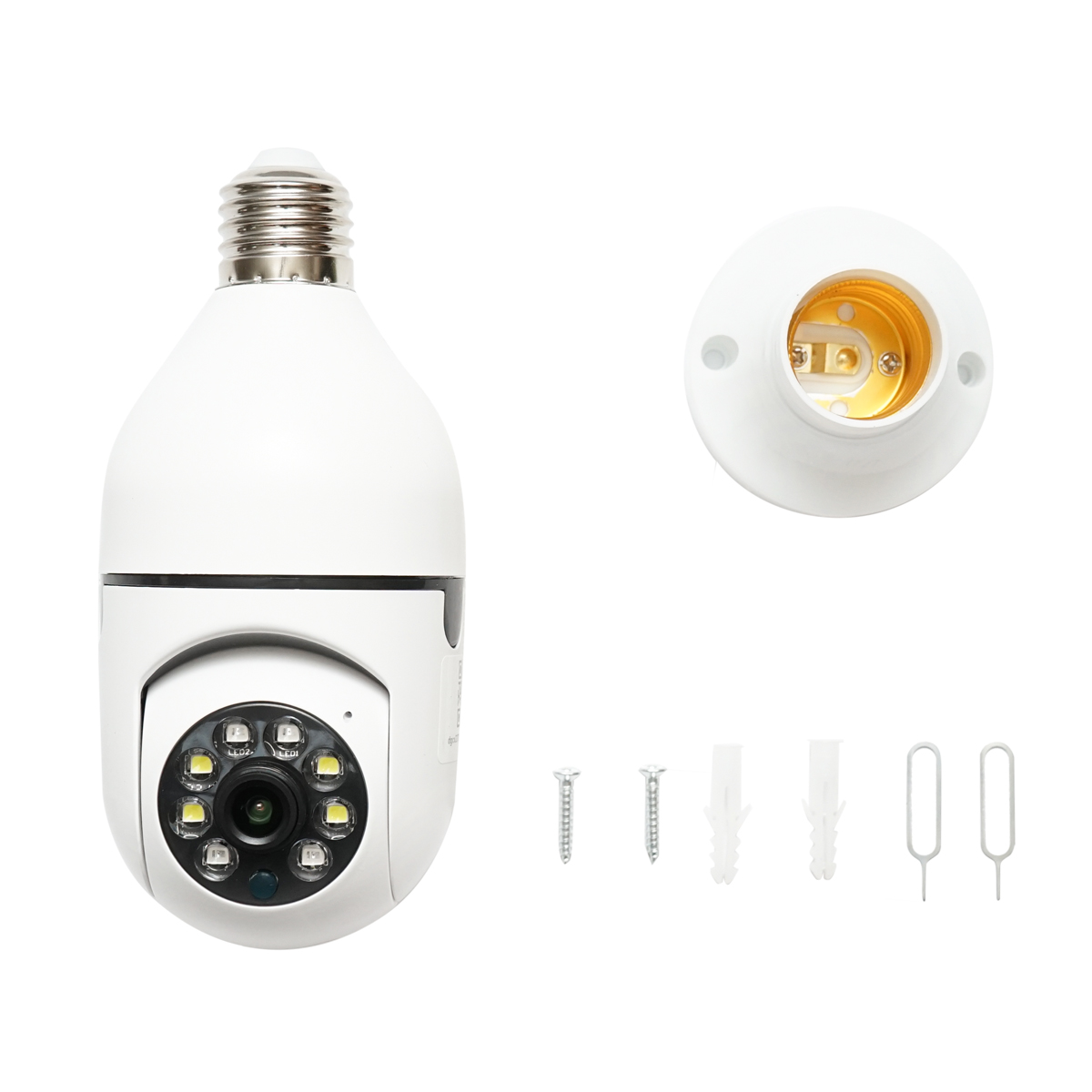Camera de supraveghere WS-Q501 Smart-Bulb PTZ, WIFI tip bec E27 cu senzor de miscare si aplicatie Tuya WS-W501 Breckner Germany