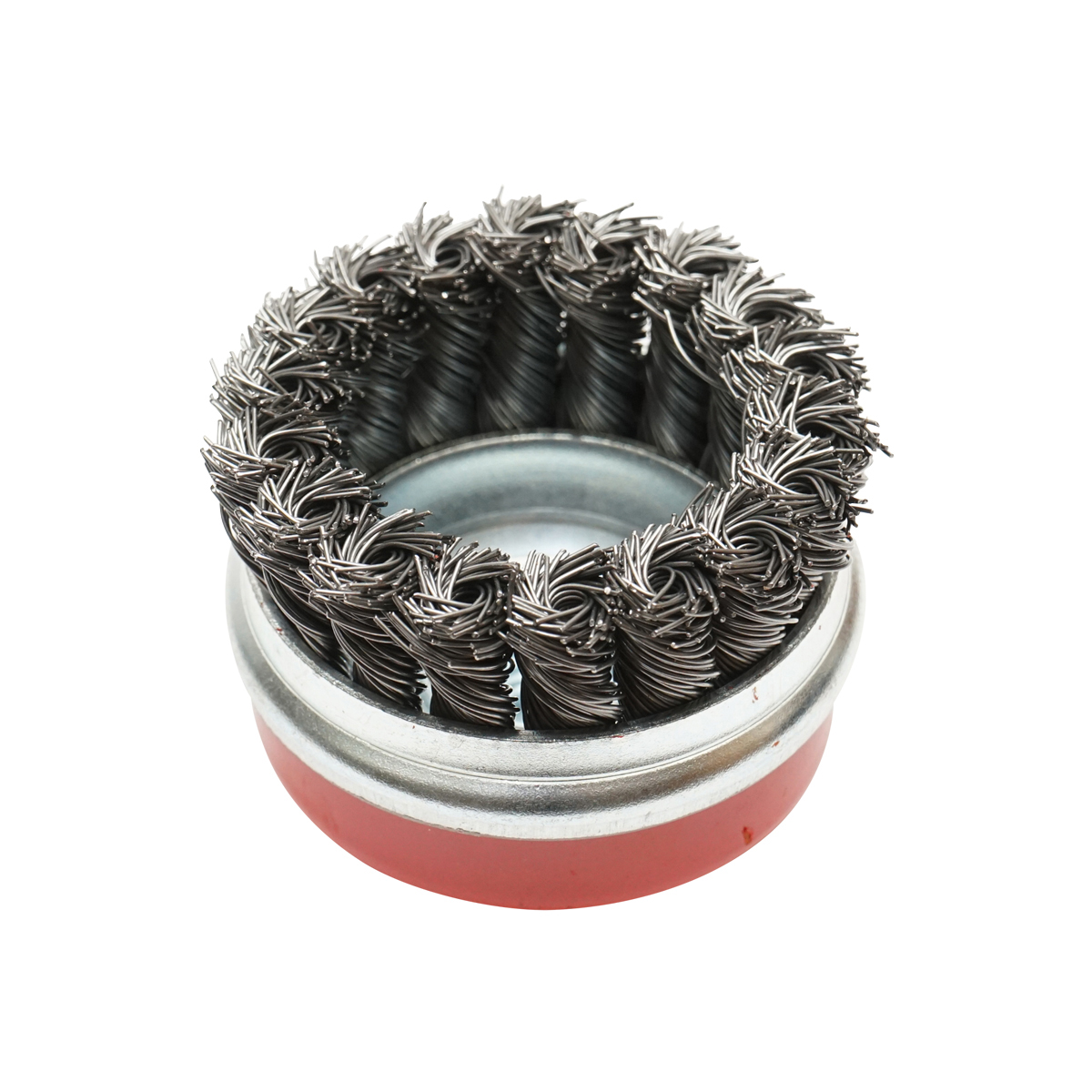 Perie sarma cu toroane tip cupa cu fir rasucit 65mm, M14 Breckner Germany - imagine 4