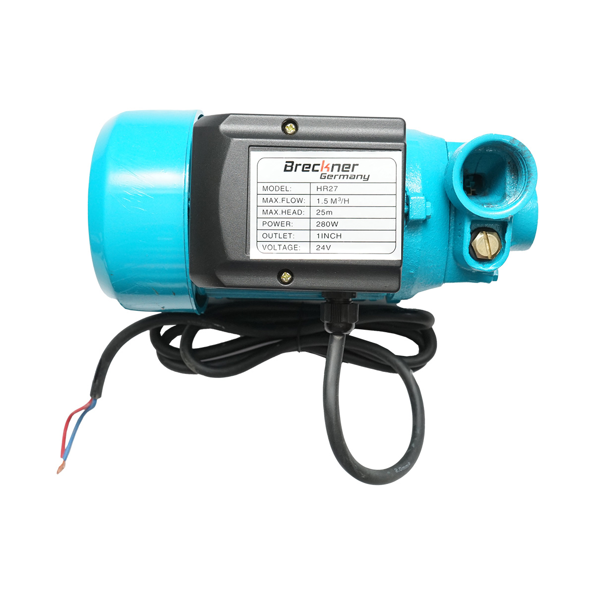 Pompa apa de suprafata 280W, 24V debit 1,5m3/h pentru panou solar fotovoltaic Breckner Germany - imagine 6