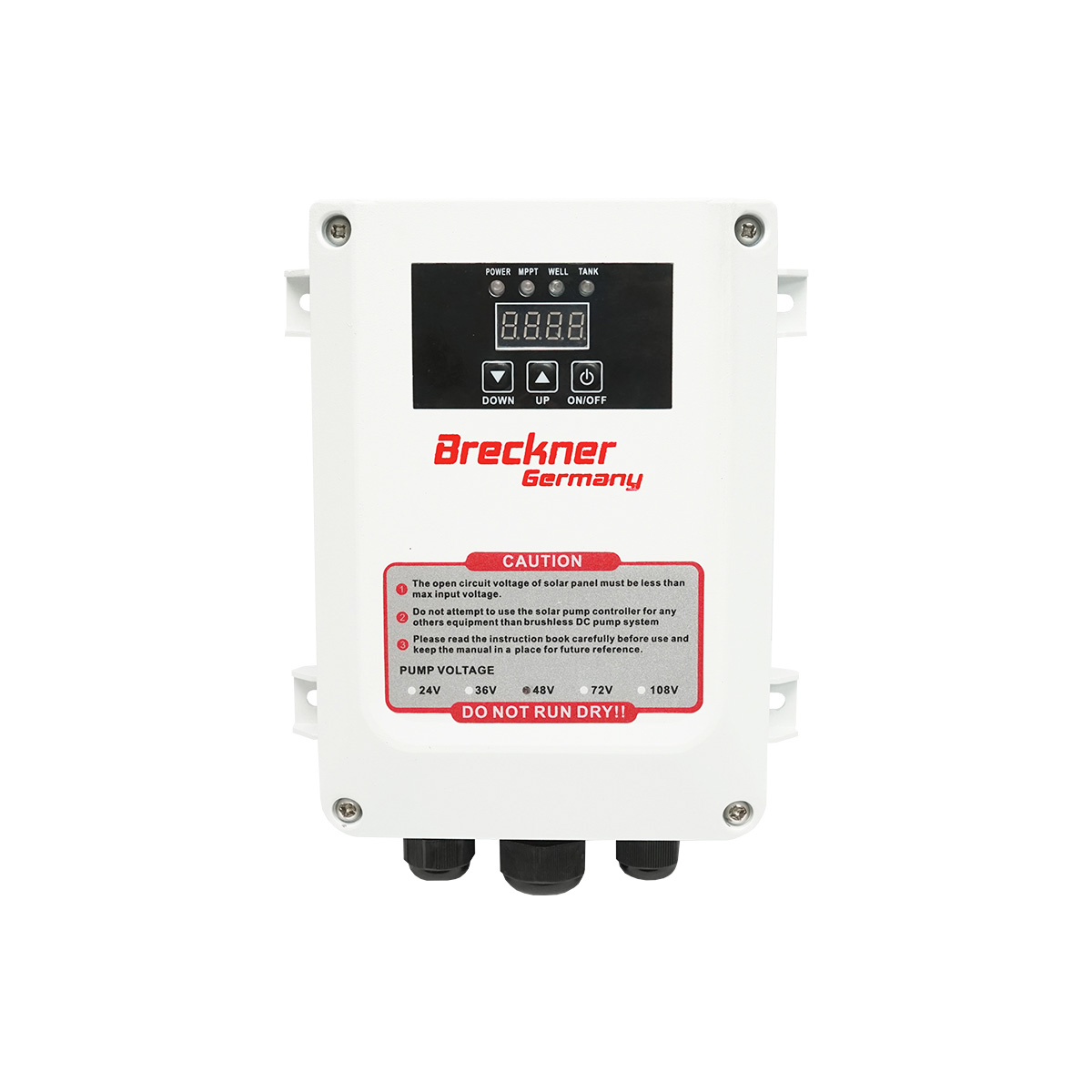 Pompa apa submersibila 600W, 48V debit 3.5m3/h, D75mm cu controller pentru panou solar fotovoltaic Breckner Germany - imagine 7