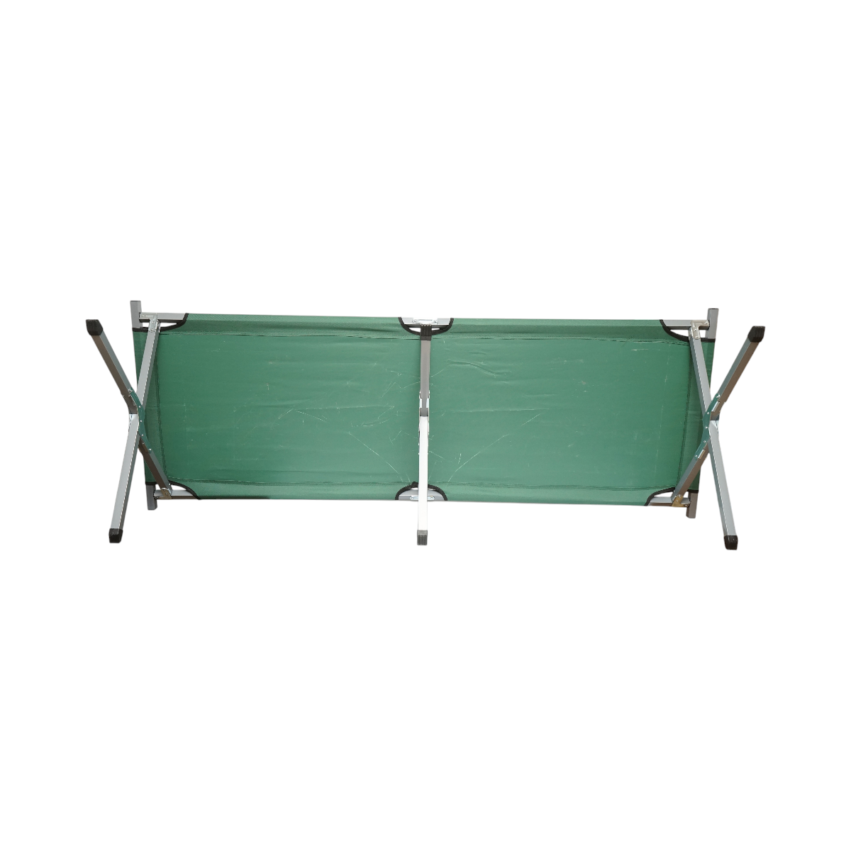 Pat pliabil de campanie, camping verde olive 190x66x42cm Breckner Germany - imagine 8