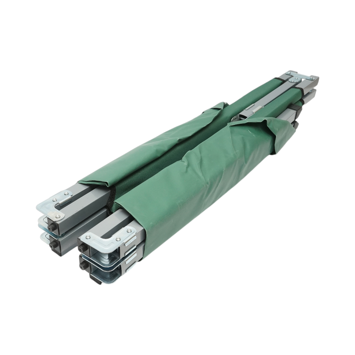 Pat pliabil de campanie, camping verde olive 190x66x42cm Breckner Germany - imagine 6