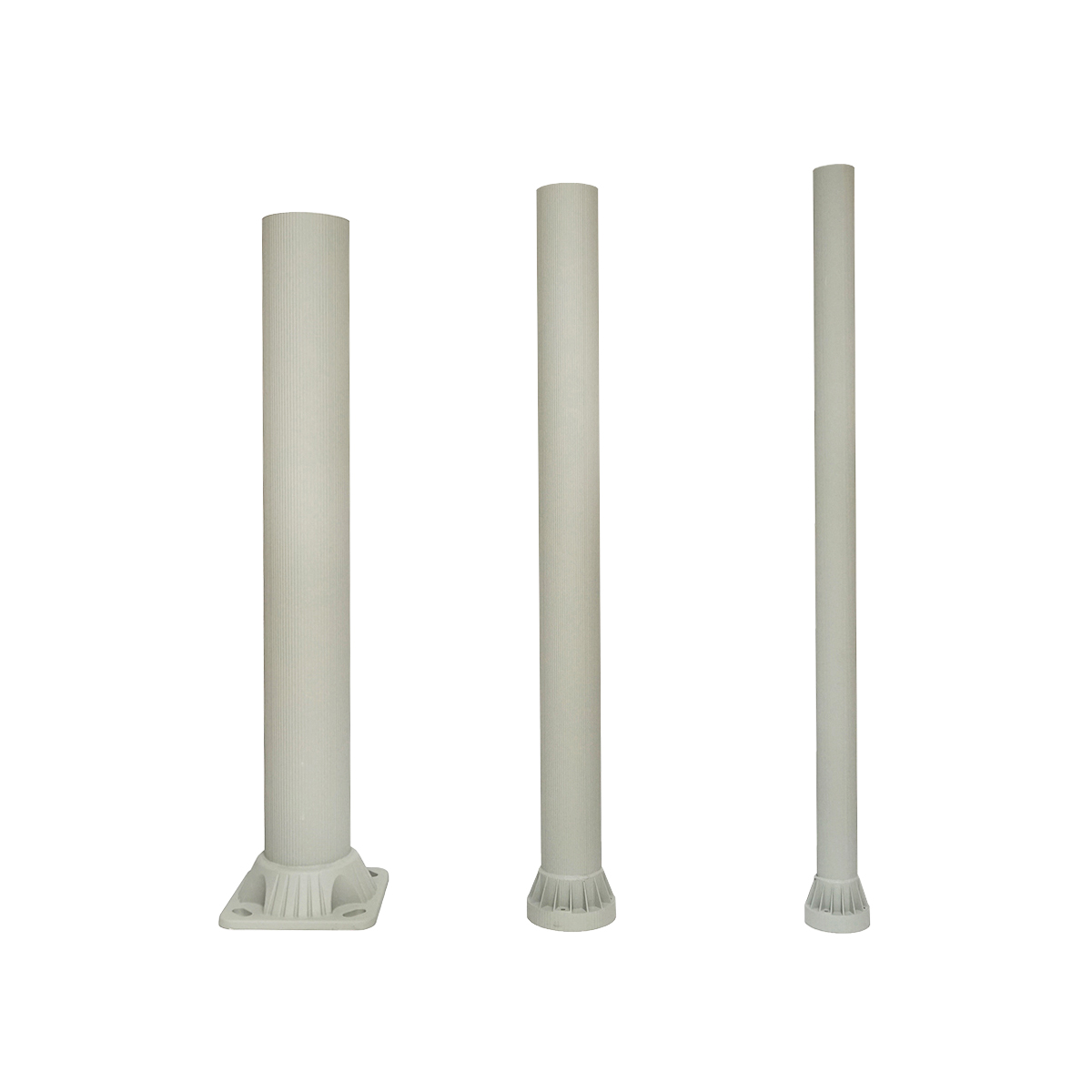 Stalp iluminat 3.5m din aluminiu cu flansa Breckner Germany - imagine 2