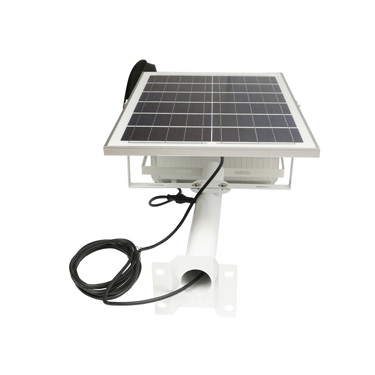 Proiector LED 400W, 6500K cu panou solar 28W telecomanda si baterie 40Ah Breckner Germany - imagine 3