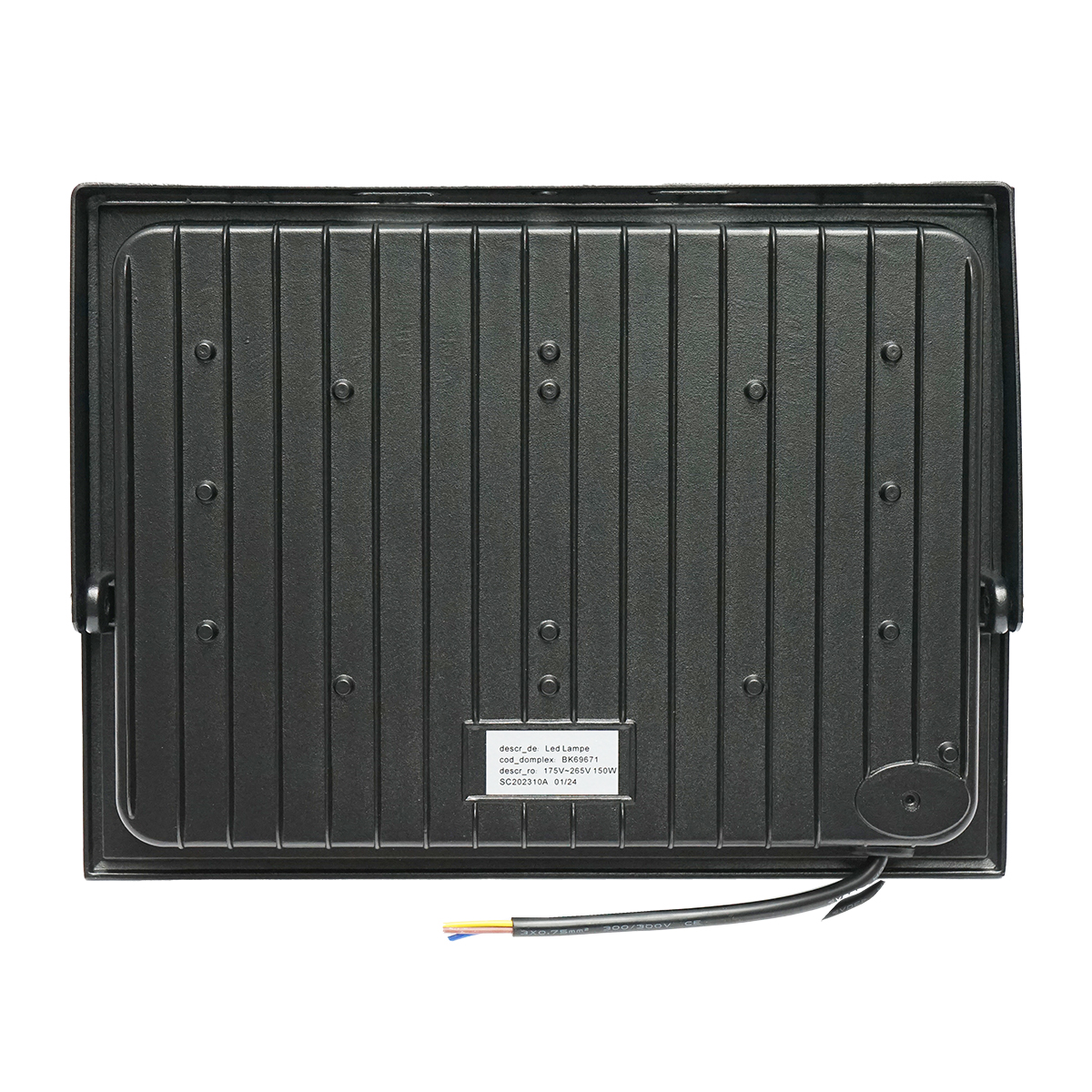 Proiector LED 150W, 220V, 3000K, IP65, 330x250mm Breckner Germany - imagine 2