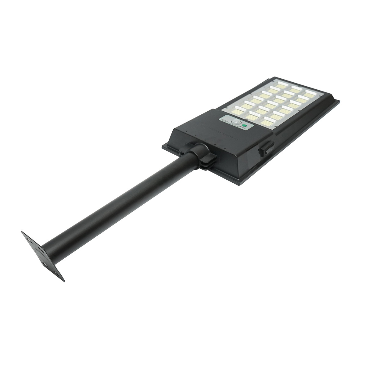 Lampa solara LED iluminat stradal 150W, 6500K, IP65 cu panou solar 15W, baterie LiFePO4 18Ah, senzor de miscare si prindere pe stalp Breckner Germany - imagine 3