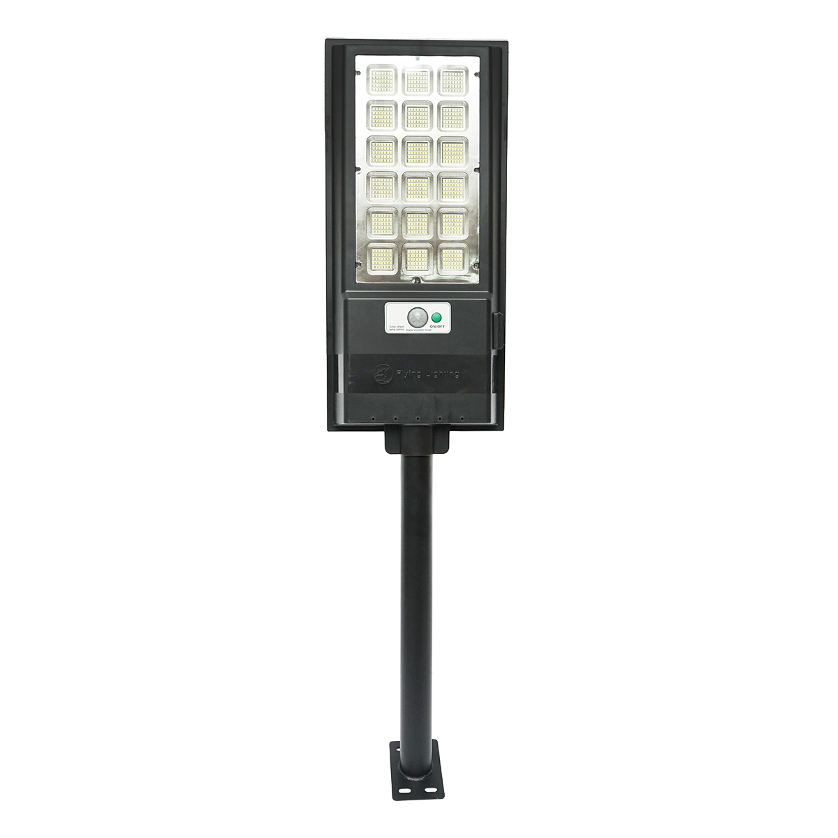 Lampa solara LED iluminat stradal 150W, 6500K, IP65 cu panou solar 15W, baterie LiFePO4 18Ah, senzor de miscare si prindere pe stalp Breckner Germany - imagine 4