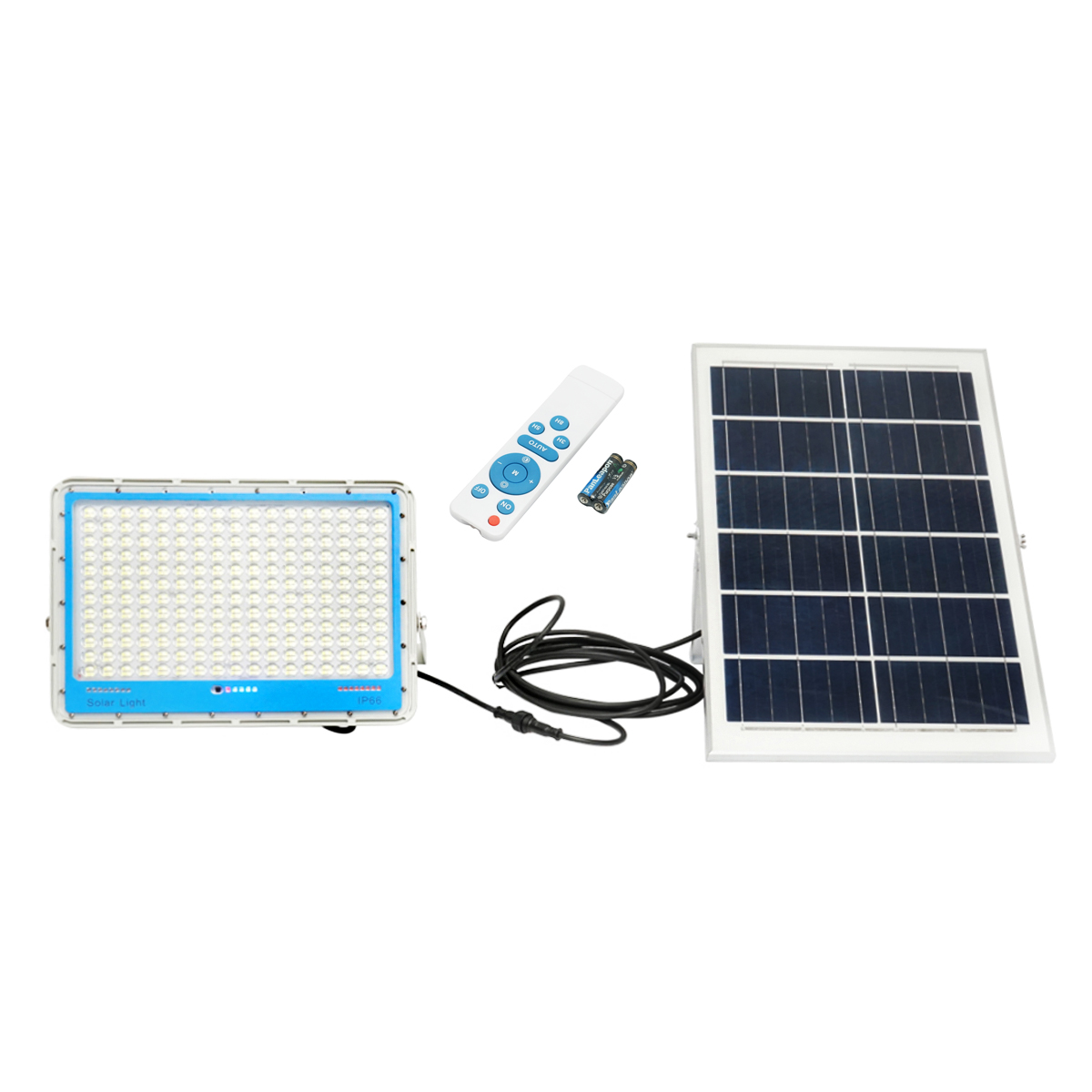 Lampa LED 400W cu panou solar monocristalin 28W cu telecomanda Breckner Germany