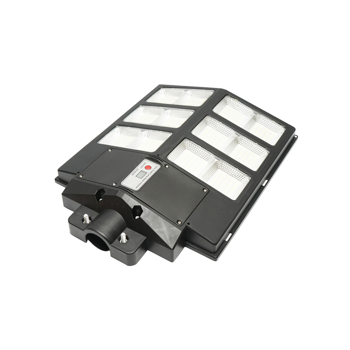 Lampa solara LED 200W iluminat stradal 6500K cu panou solar, telecomanda, senzor miscare Breckner Germany - imagine 3