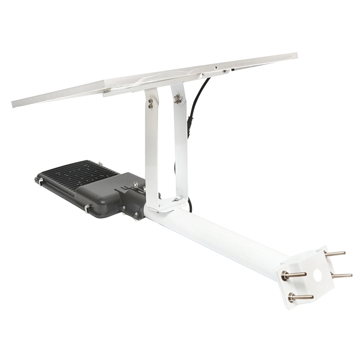 Lampa solara LED 300W cu panou solar 25W, baterie LiFePO4 3.2V/40Ah, 6000-8000K, senzor de miscare, telecomanda IP65 Breckner Germany - imagine 9