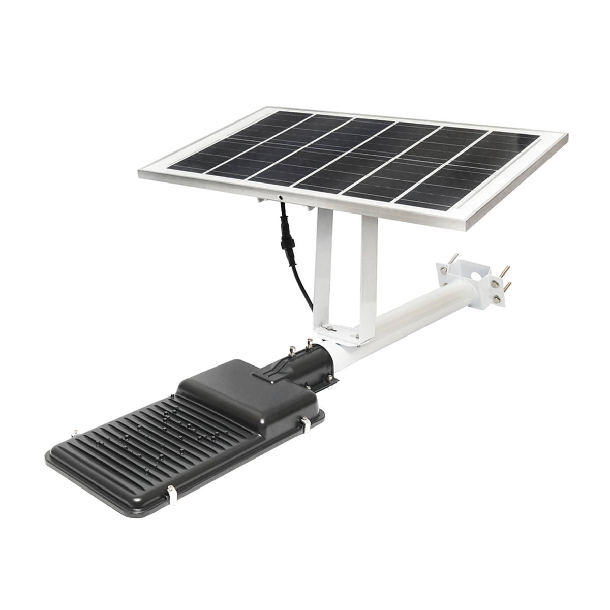 Lampa solara LED 300W cu panou solar 25W, baterie LiFePO4 3.2V/40Ah, 6000-8000K, senzor de miscare, telecomanda IP65 Breckner Germany - imagine 10