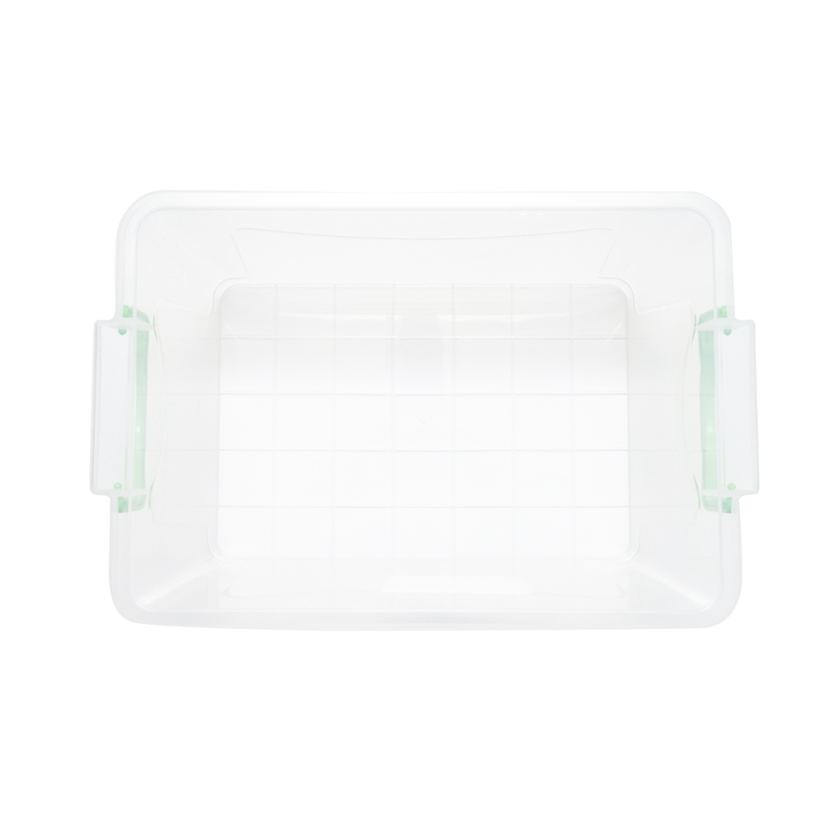 Cutie depozitare 5L cu capac din plastic, transparenta 305x210x135mm - imagine 5