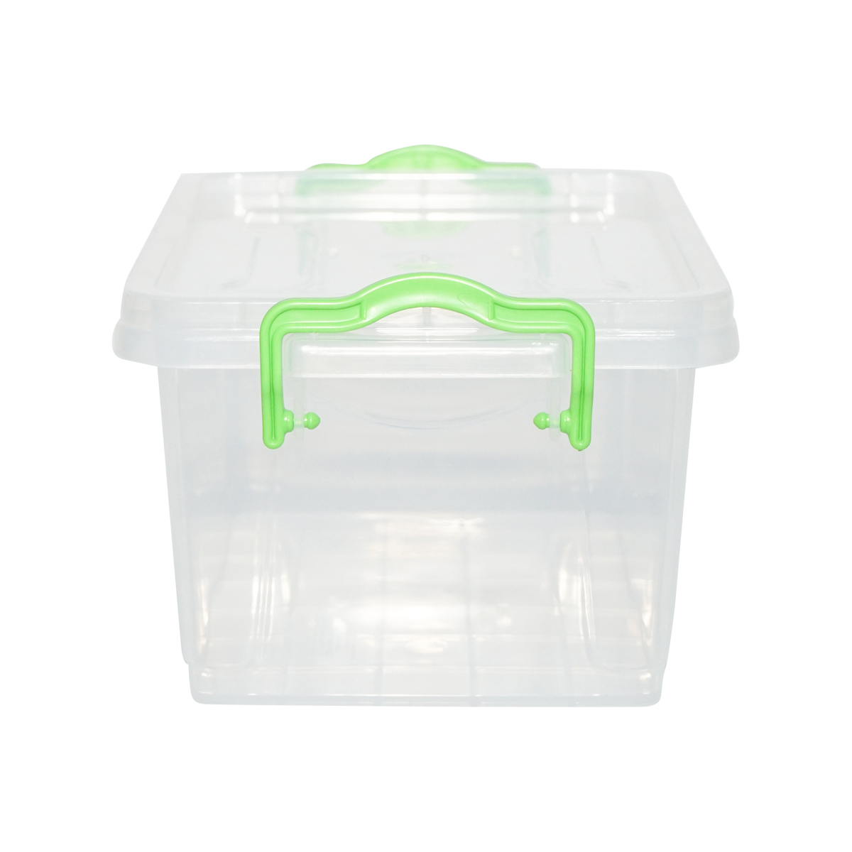 Cutie depozitare 1.5L cu capac din plastic, transparenta 210x140x100mm - imagine 3
