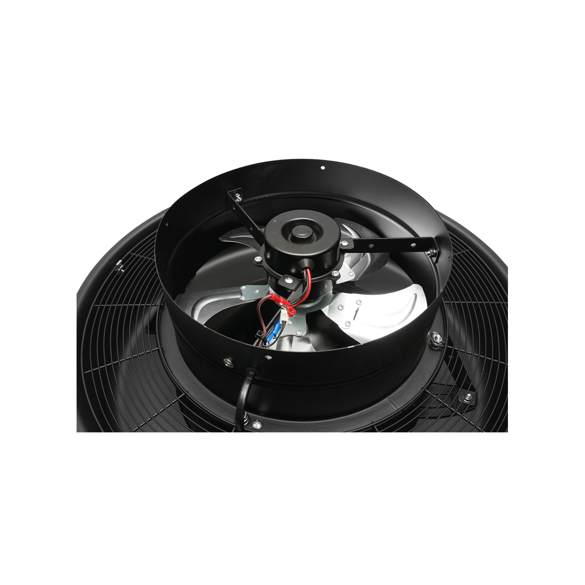 Ventilator evacuare acoperis axial industrial 300mm, 2100m3/h, motor brushless cu panou solar 35W Breckner Germany - imagine 7