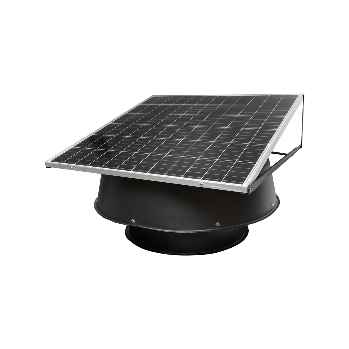 Ventilator evacuare acoperis axial industrial 600mm, 12000m3/h, motor brushless cu panou solar 180W Breckner Germany - imagine 5