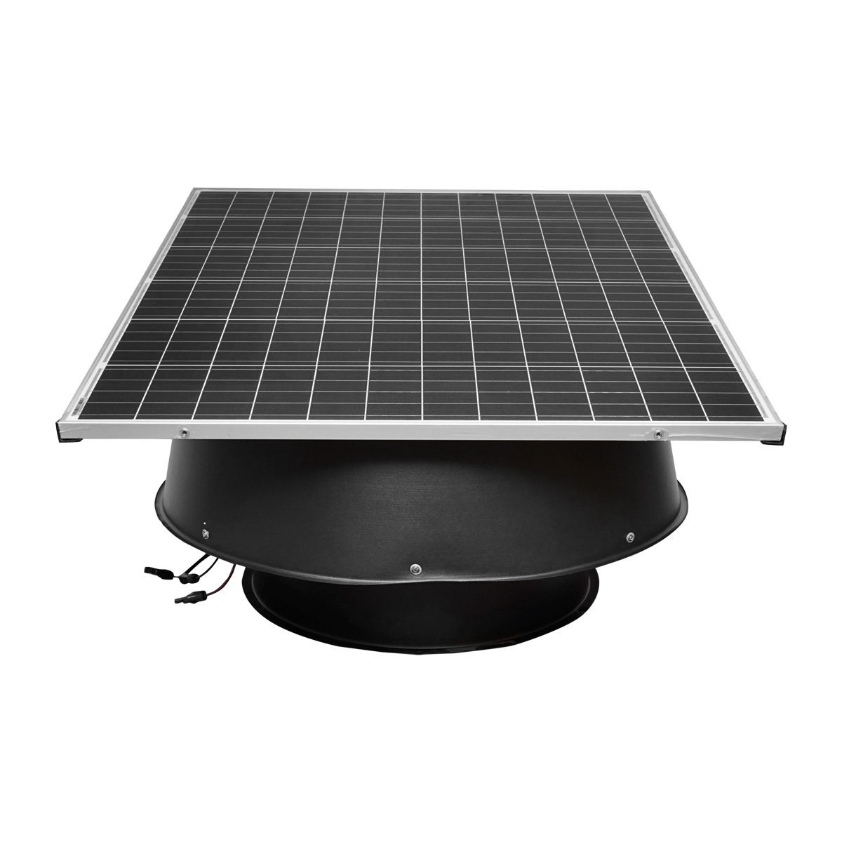 Ventilator evacuare acoperis axial industrial 600mm, 12000m3/h, motor brushless cu panou solar 180W Breckner Germany - imagine 3