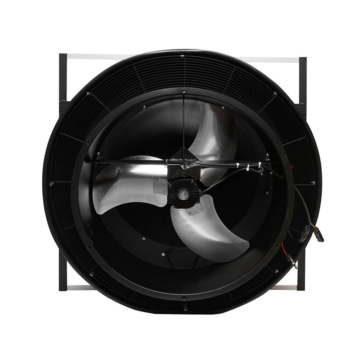 Ventilator evacuare acoperis axial industrial 600mm, 12000m3/h, motor brushless cu panou solar 180W Breckner Germany - imagine 2