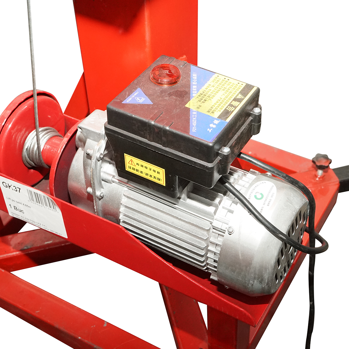 Lift electric pentru materiale constructii inaltime max 4.85m, 200Kg cu telecomanda - imagine 8