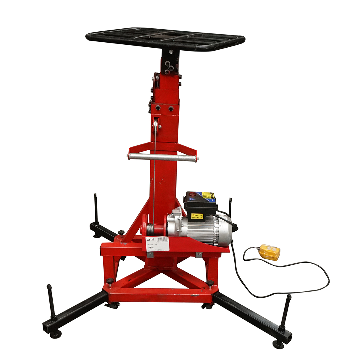Lift electric pentru materiale constructii inaltime max 4.85m, 200Kg cu telecomanda - imagine 3
