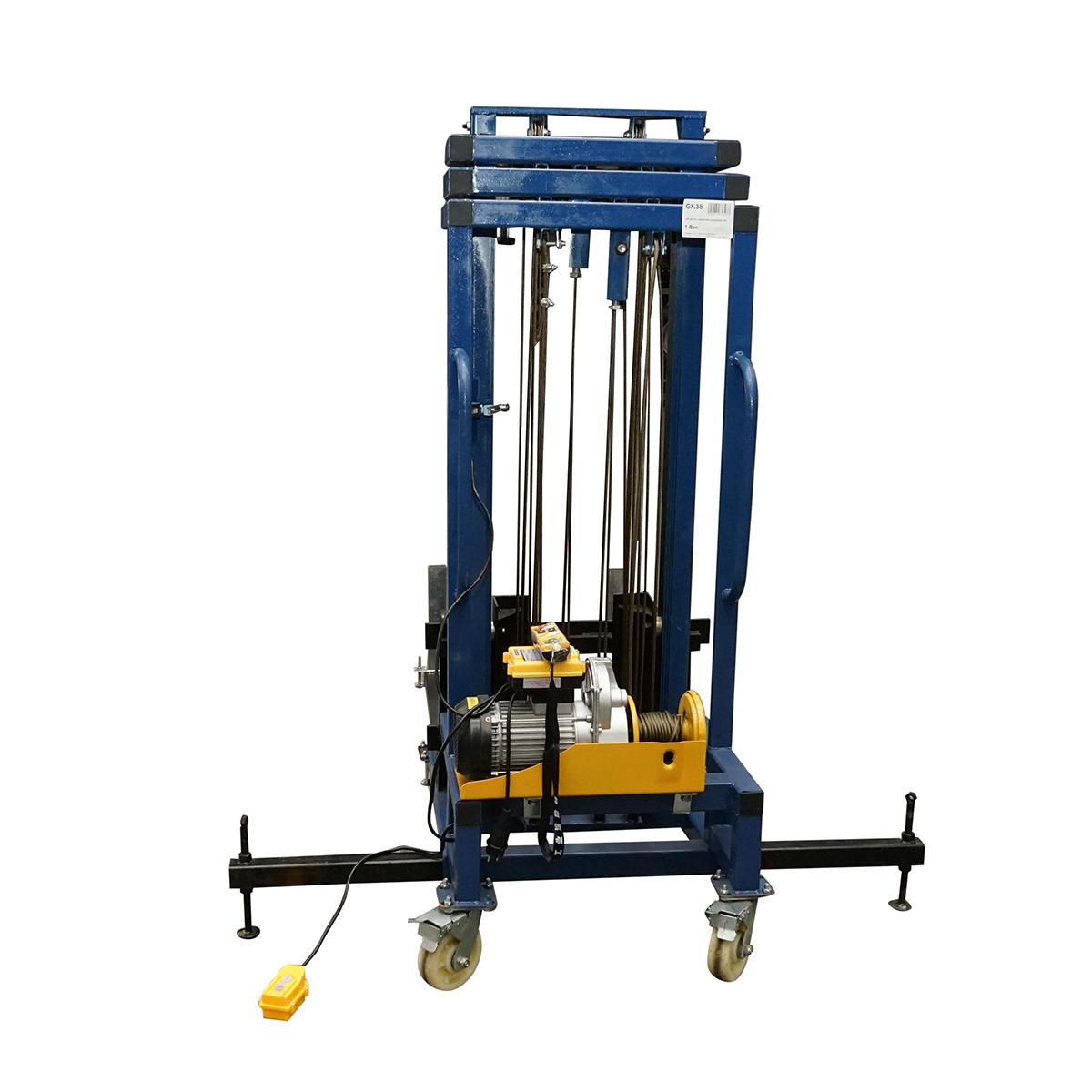 Lift electric pentru materiale constructii inaltime max 4m, 300Kg cu telecomanda - imagine 6