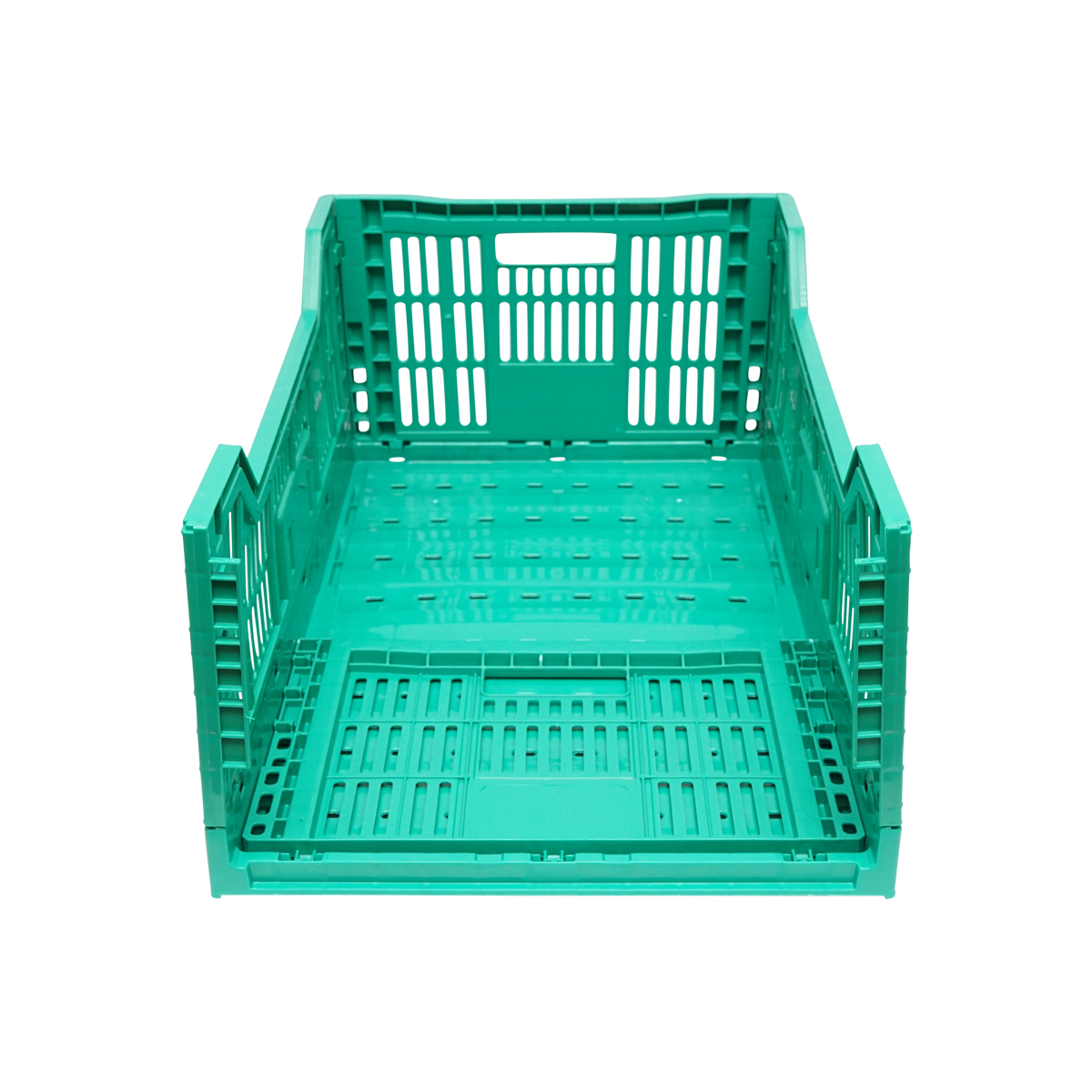 Lada, cutie plastic pliabila 595x395x250mm, verde pentru depozitare - imagine 5