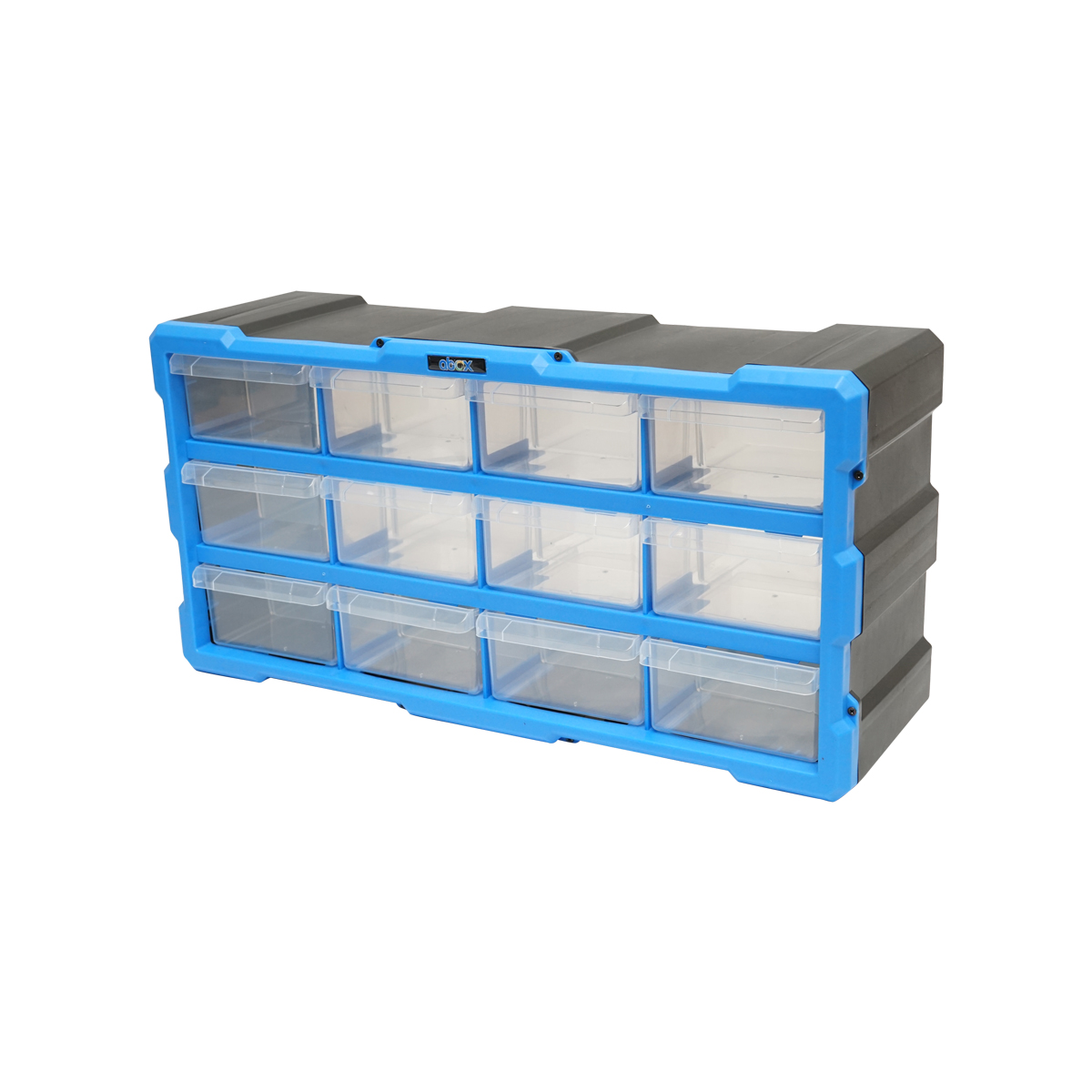 Cutie depozitare albastra din plastic modulara, 12 sertare 497x157x250mm Breckner Germany - imagine 2