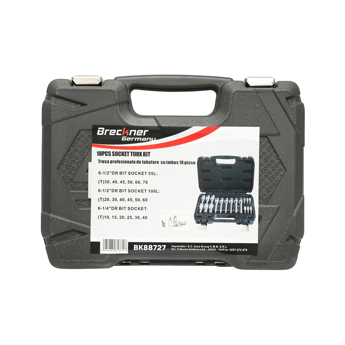Trusa profesionala torx cu biti 18 piese Breckner Germany - imagine 2