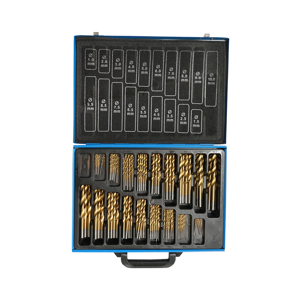 Trusa 170 burghie HSS pentru metal DIN 338 Breckner Germany - imagine 3