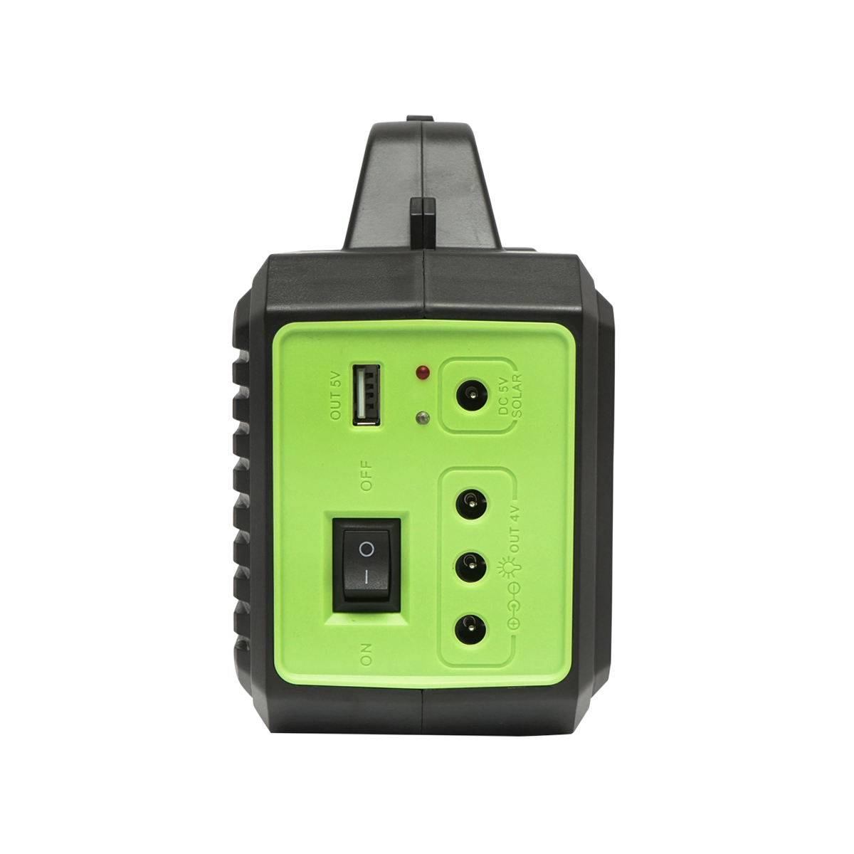 Kit iluminat portabil LED cu 2 becuri/proiector, panou solar si baterie 4000 mAhH pentru pescuit camping GD-8077 - imagine 4