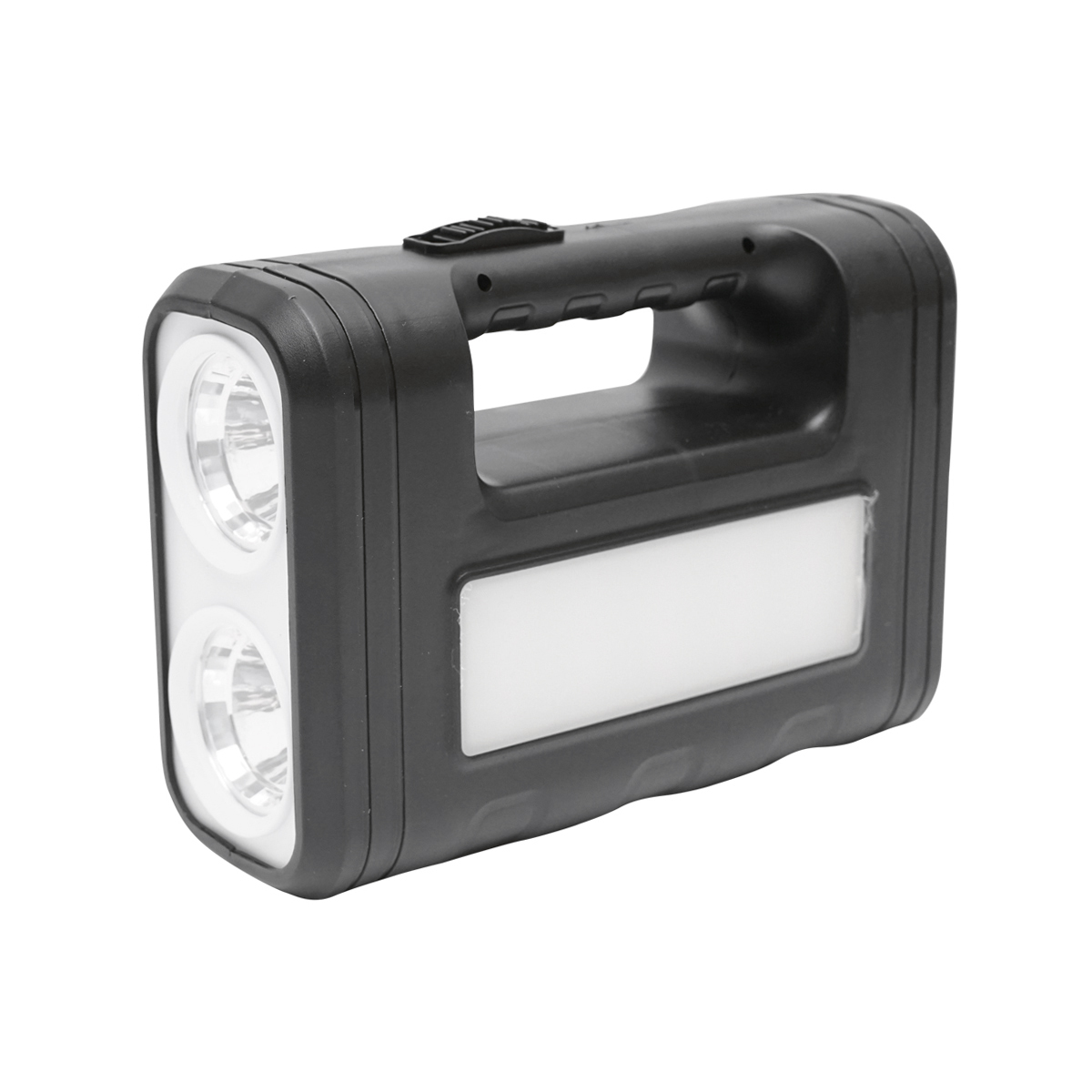 Kit iluminat portabil LED cu 3 becuri/proiector, panou solar si baterie 6V, 4.5Ah pentru pescuit camping GD-8017 - imagine 8