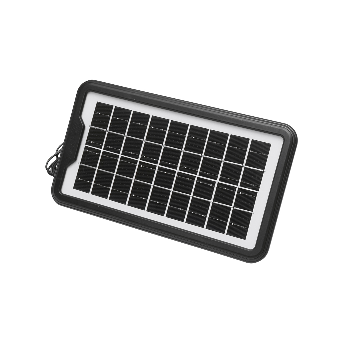 Kit iluminat portabil LED cu 3 becuri/proiector, panou solar si baterie 6V, 3Ah pentru pescuit camping GD-8017COB - imagine 8