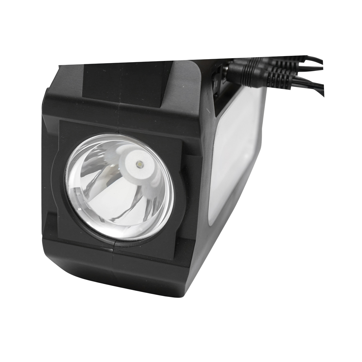 Kit iluminat portabil LED cu 3 becuri/proiector, panou solar si baterie 3.7V, 4500Ah pentru pescuit camping GD-8080 - imagine 7