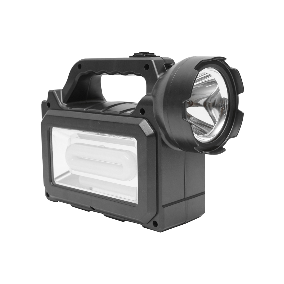 Kit iluminat portabil LED cu 3 becuri/proiector, panou solar si baterie 3.7V, 5500Ah pentru pescuit camping GD-P30 - imagine 8