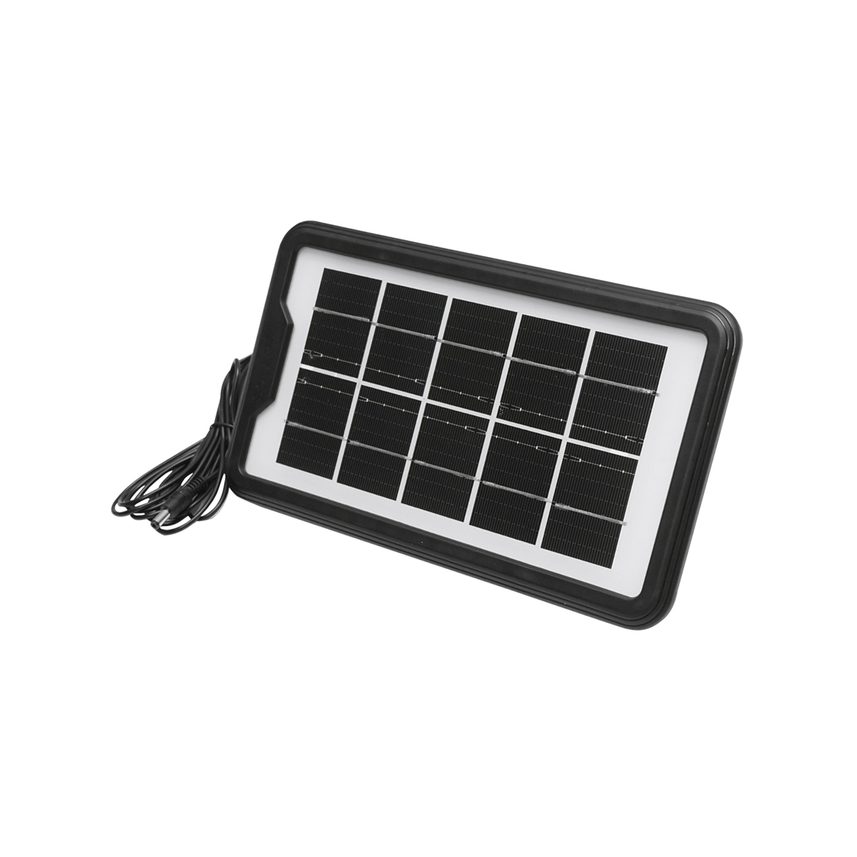 Kit iluminat portabil LED cu 3 becuri/proiector, panou solar si baterie 3.7V, 5500Ah pentru pescuit camping GD-P30 - imagine 6