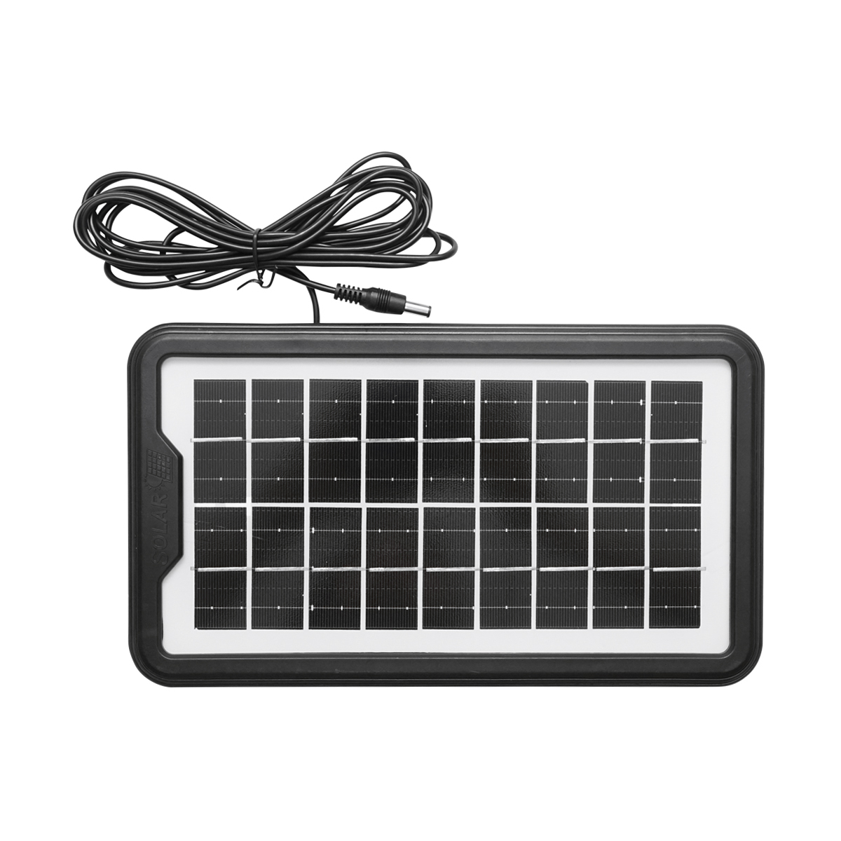 Kit iluminat portabil LED cu 3 becuri/proiector, panou solar si baterie 6V, 4.5Ah pentru pescuit camping GD-17 - imagine 6