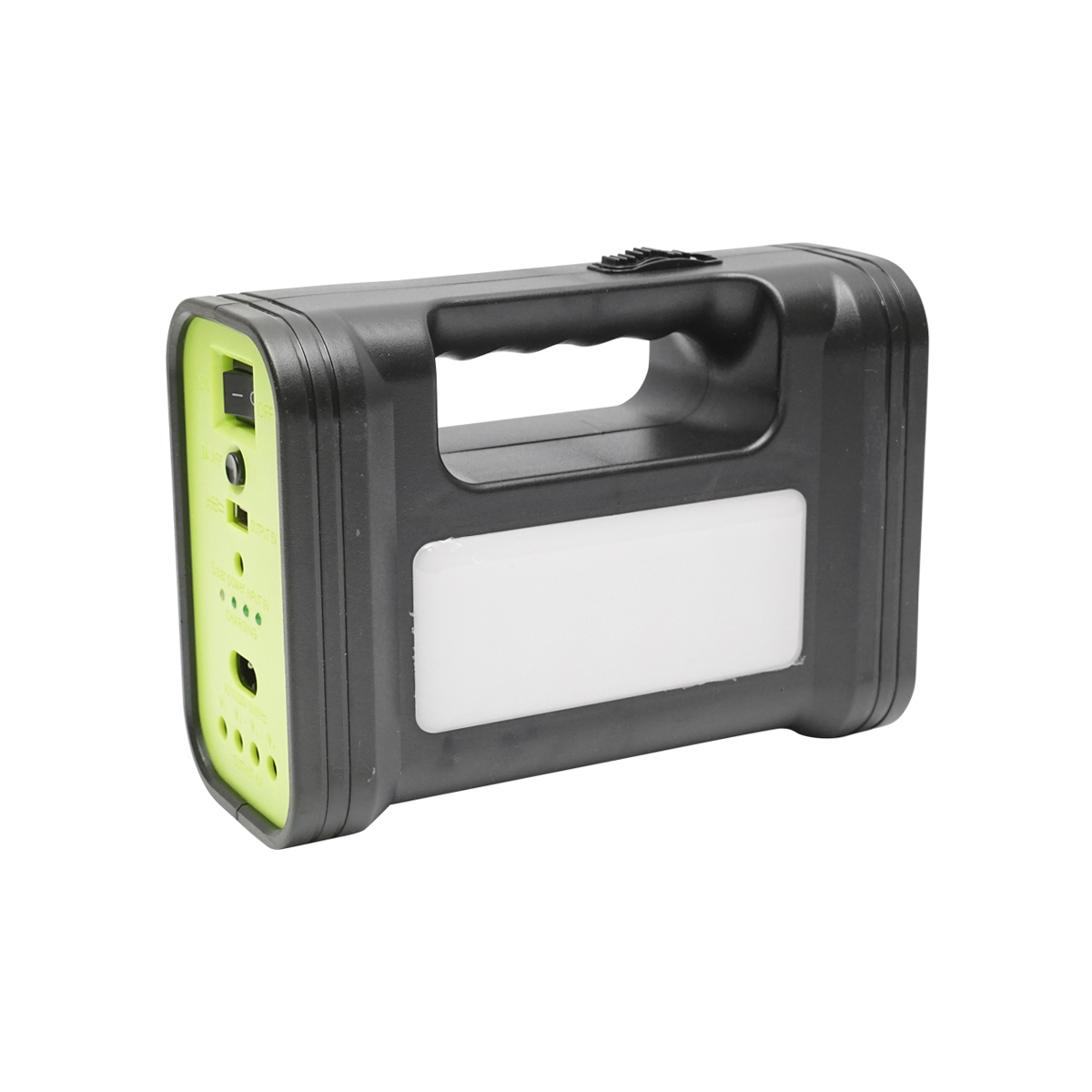 Kit iluminat portabil LED cu 3 becuri/proiector, panou solar si baterie 6V, 4.5Ah pentru pescuit camping GD-17 - imagine 5