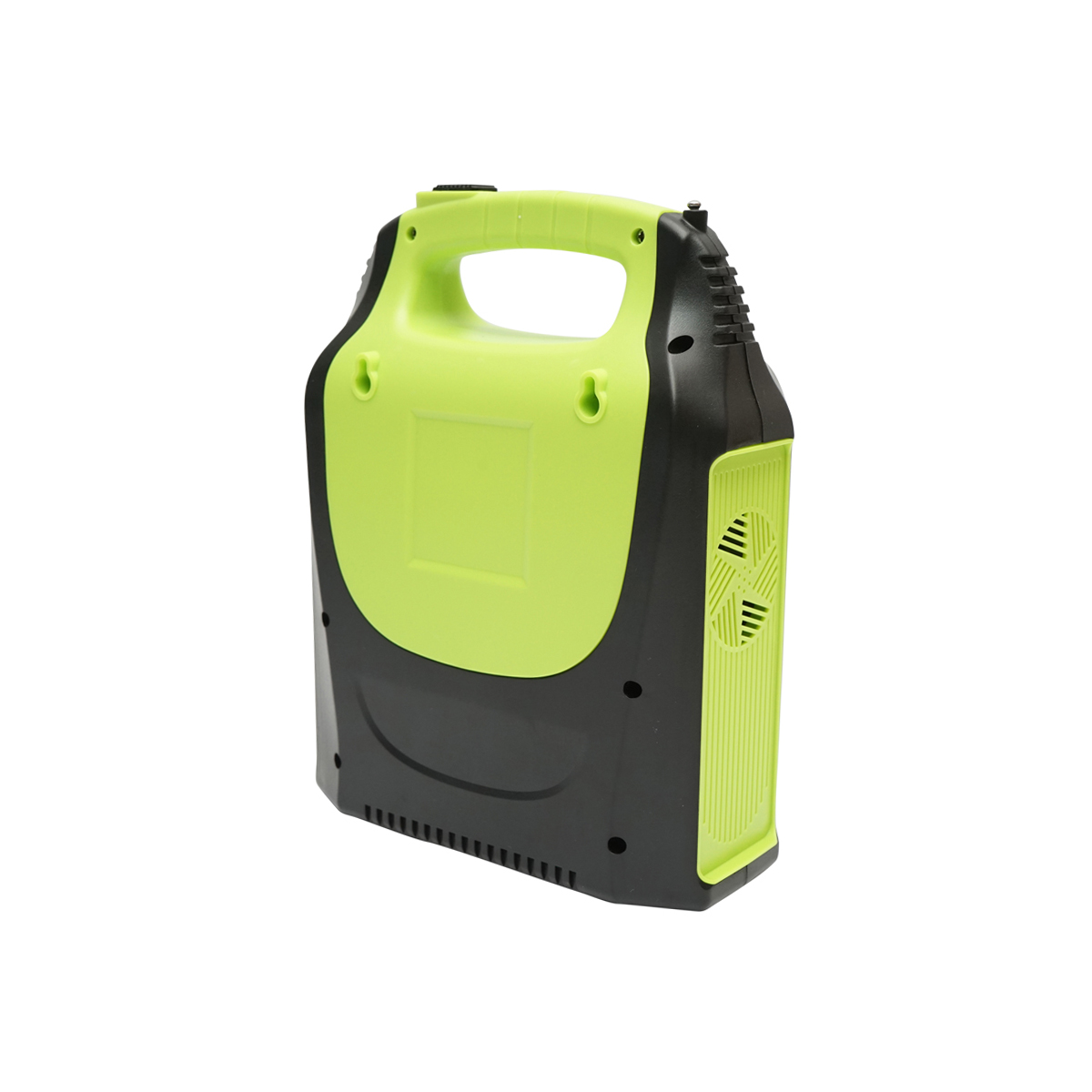 Kit iluminat portabil LED cu 3 becuri/proiector, radio FM panou solar si baterie 6V, 4.5Ah pentru pescuit camping GD-8071 - imagine 4