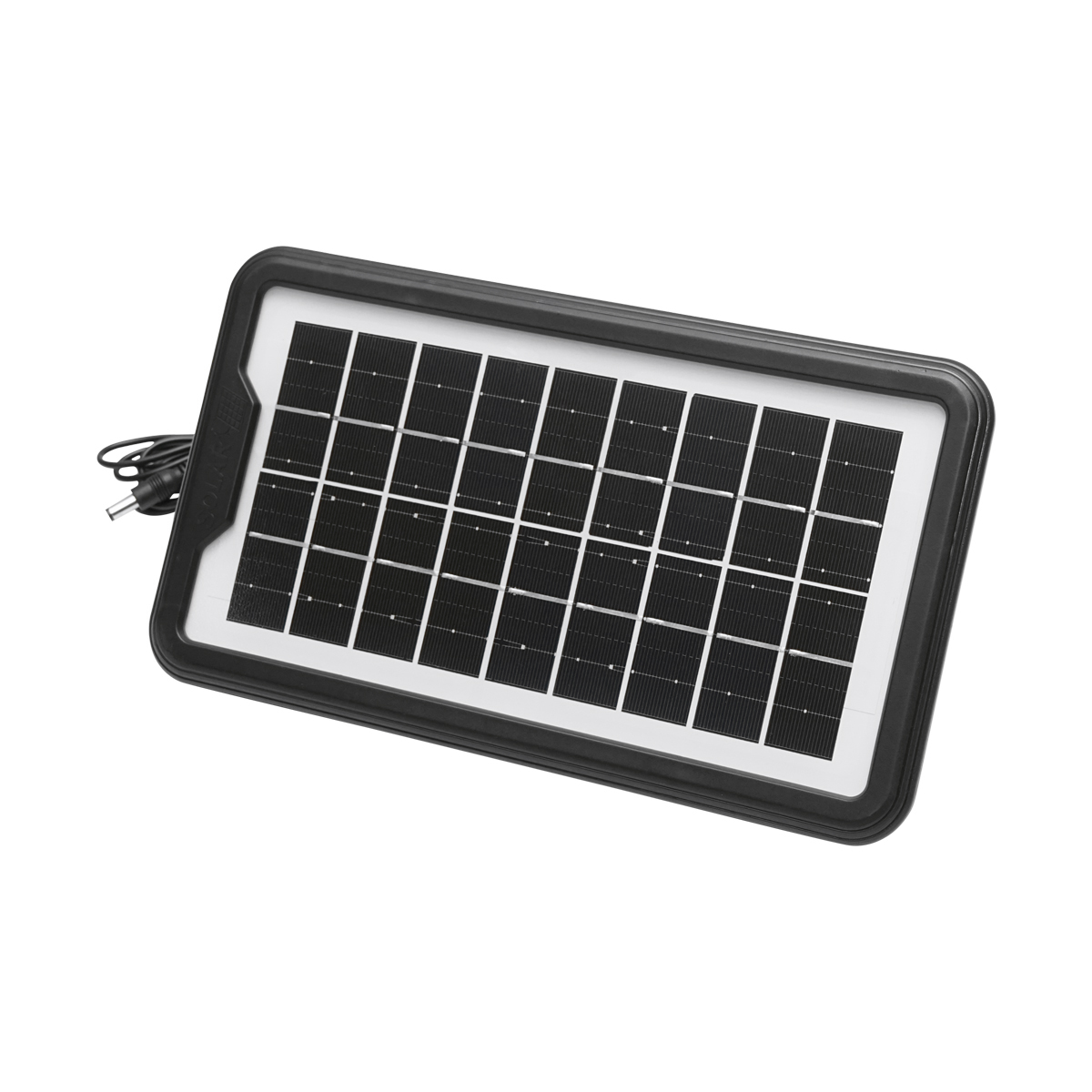 Kit iluminat portabil LED cu 3 becuri/proiector, radio FM, telecomanda panou solar si baterie 6V, 2 Ah pentru pescuit camping GD-8028 - imagine 8