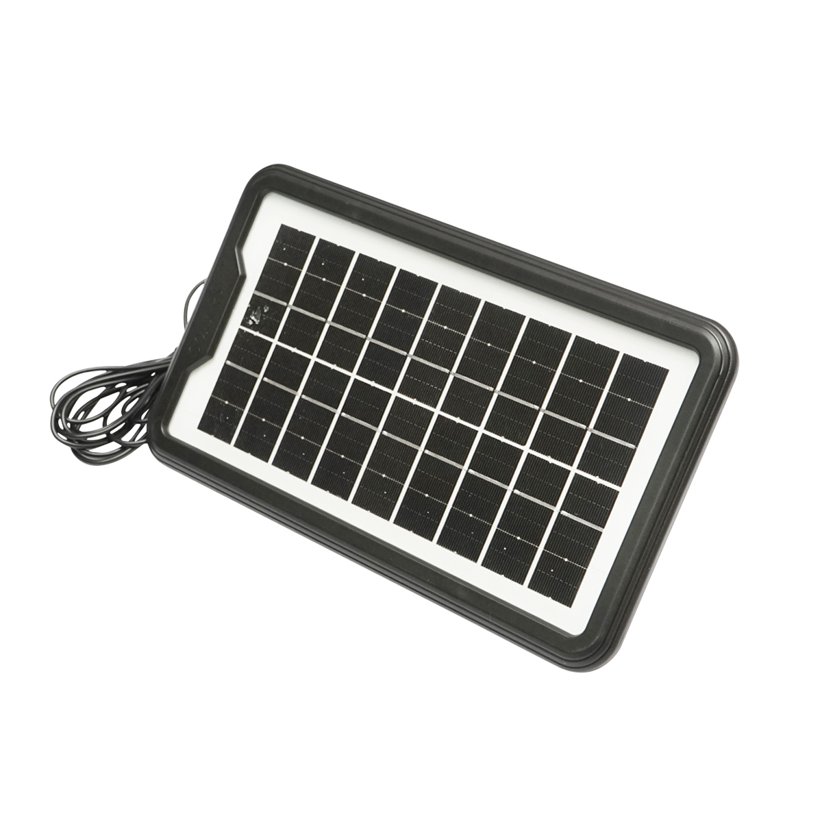 Kit iluminat portabil LED cu 3 becuri/proiector, panou solar si baterie 6V, 4.5 Ah pentru pescuit camping GD-7COB - imagine 6