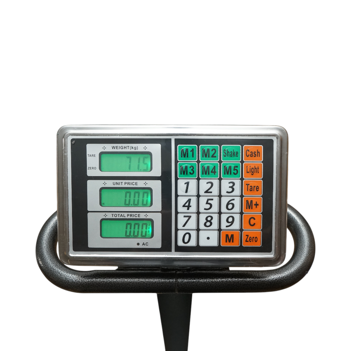 Cantar electronic de podea tip platforma 1500 kg cu roti si brat pliabil Breckner Germany - imagine 9