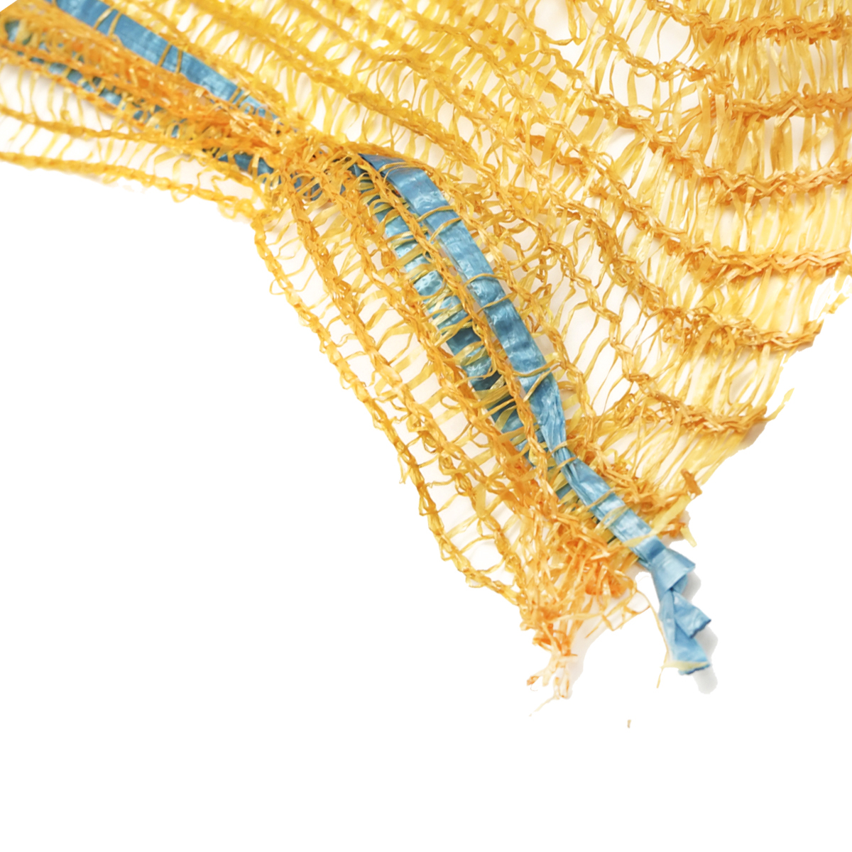 Sac plasa 500x800mm tip Raschel pentru legume 40Kg galben - imagine 2