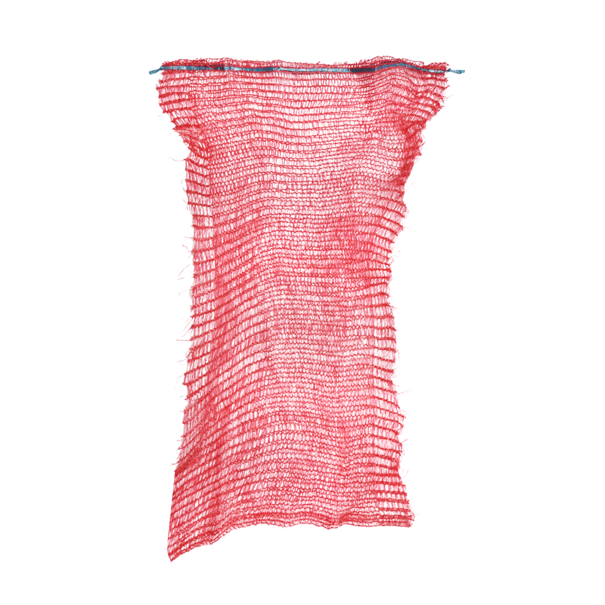 Sac plasa cu maner 600x400mm tip Raschel pentru legume 20Kg rosu - imagine 3