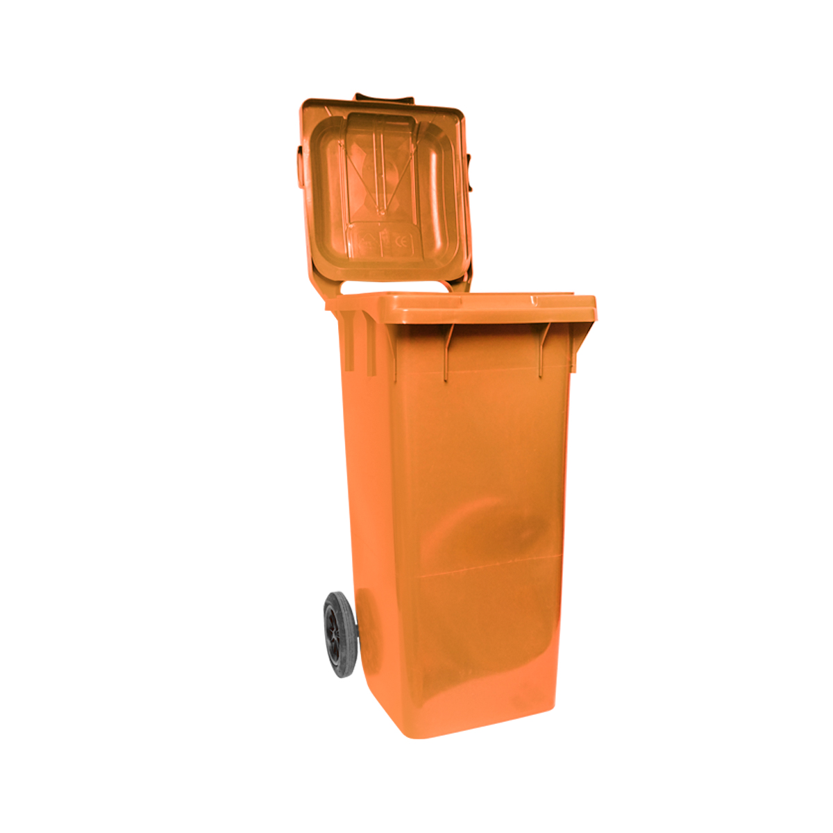 Pubela gunoi 120L portocalie Breckner Germany - imagine 3