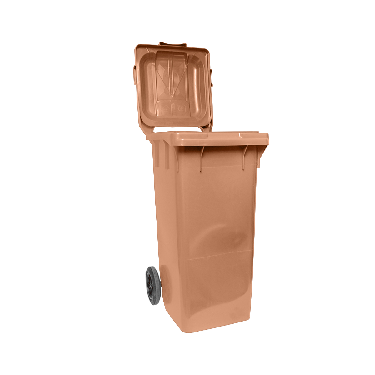 Pubela gunoi 120L maro Breckner Germany - imagine 3