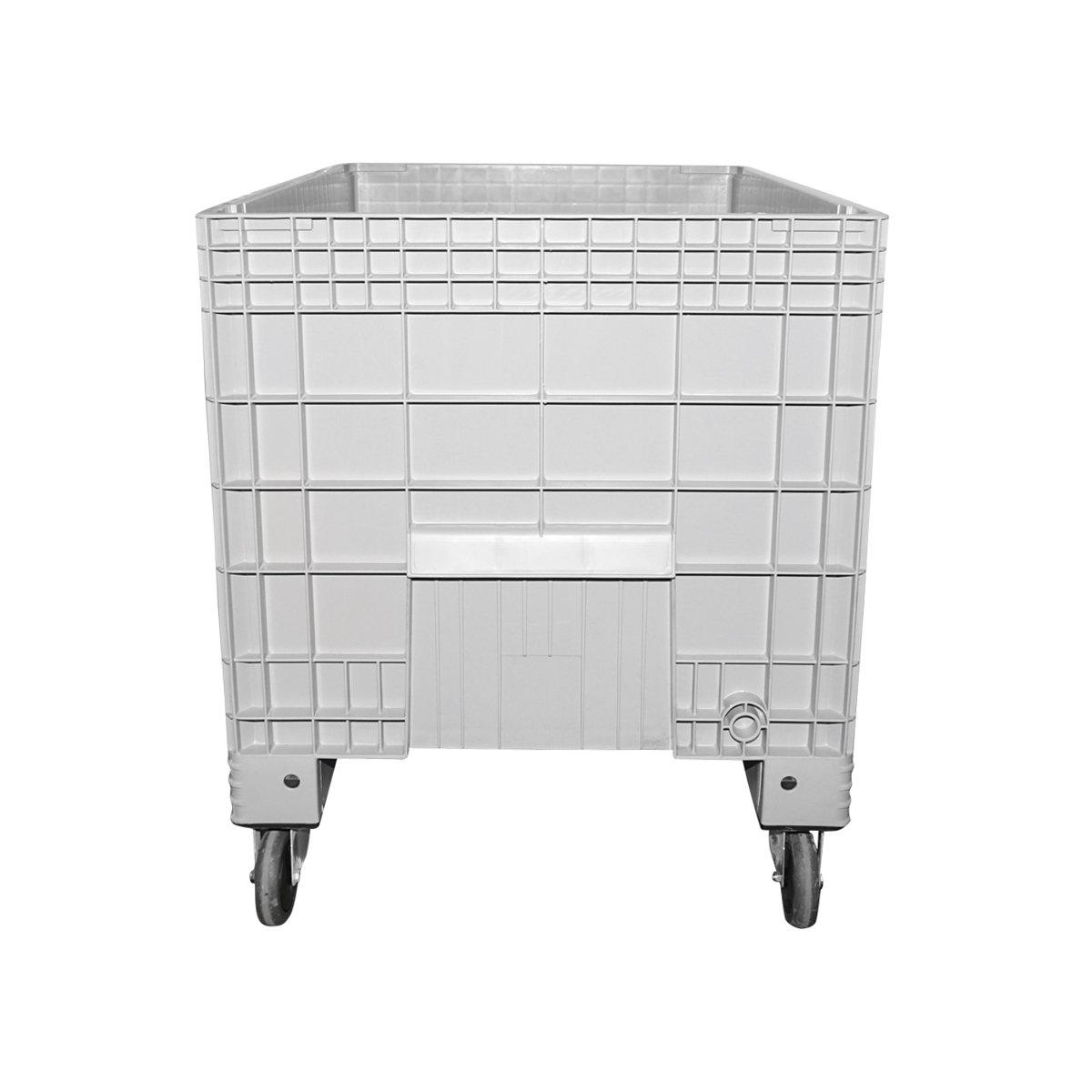 Cutie depozitare palet, gri cu roti 732x1108x617mm Breckner Germany - imagine 3