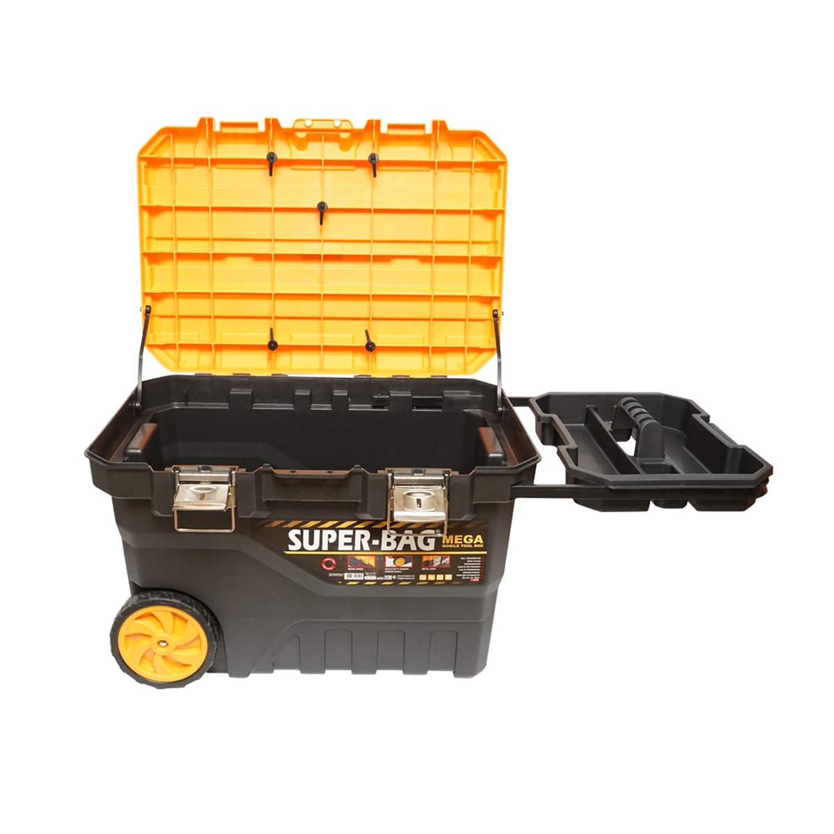 Cutie, lada scule heavy duty cu roti 725x500x465mm troler Breckner Germany