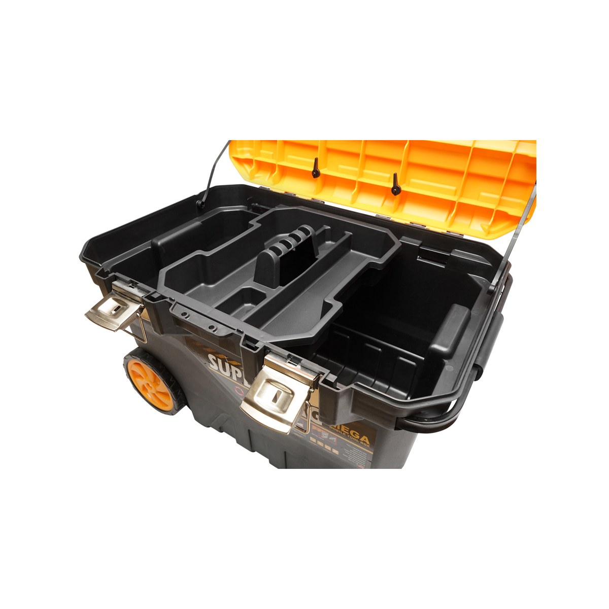 Cutie, lada scule heavy duty cu roti 725x500x465mm troler Breckner Germany - imagine 3